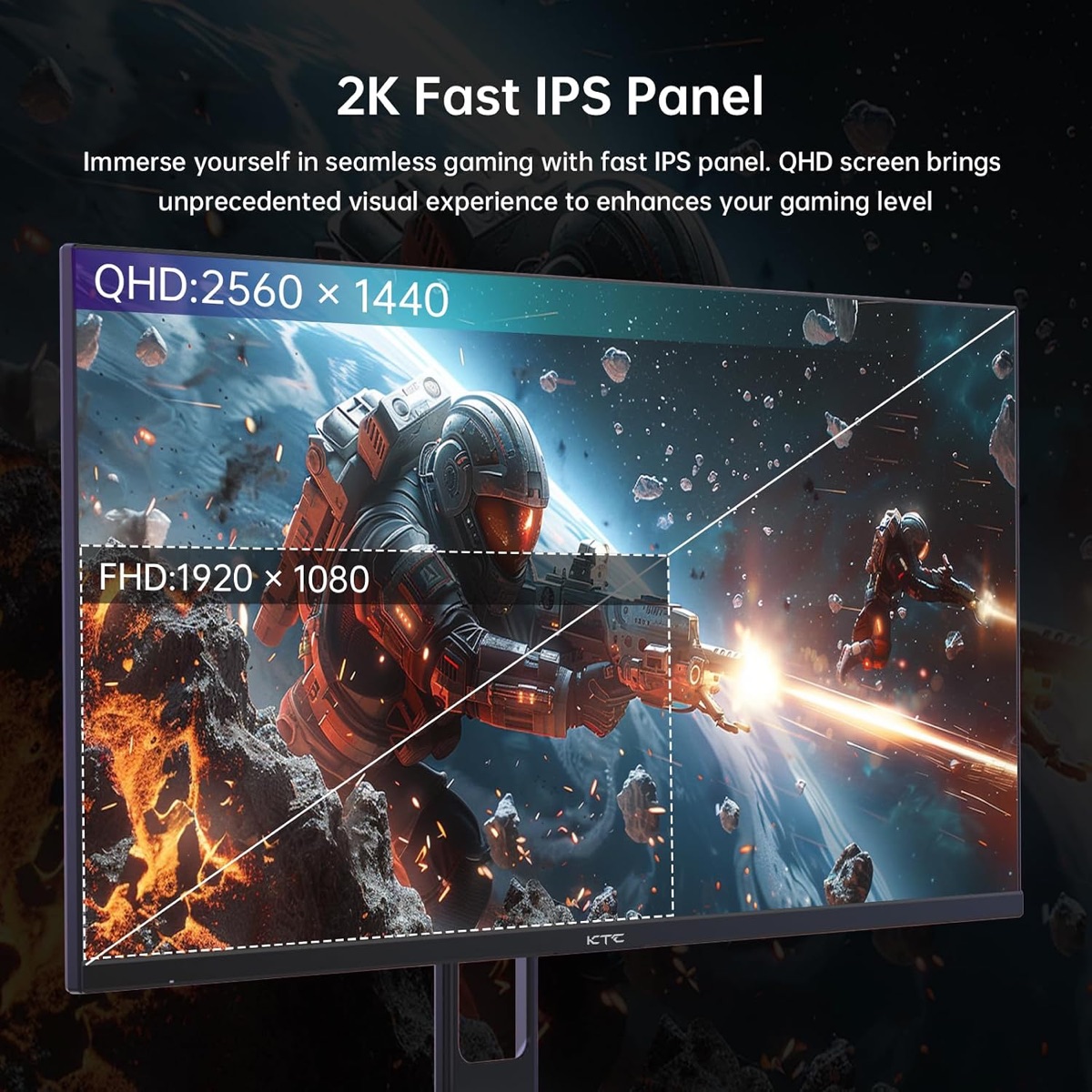 KTC H27T22S 27英寸 2K 180Hz 产品主图