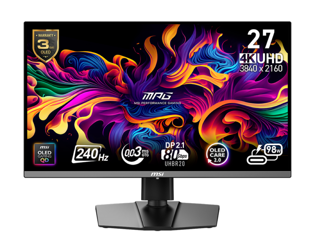微星 MPG 272URX 27英寸 4K 240Hz QD-OLED 产品主图